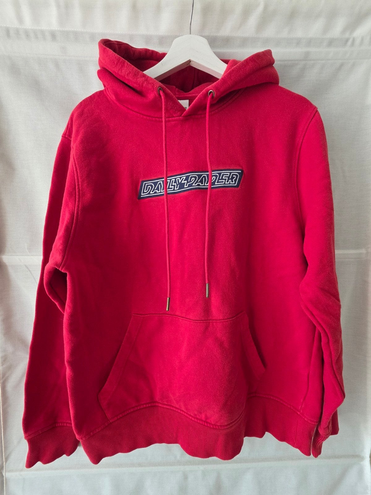 Rode Daily Paper Hoodie - Maat M - Geborduurd Logo - Unisex, Maat 38/40 (M), Daily Paper, Ophalen of Verzenden, Zo goed als nieuw