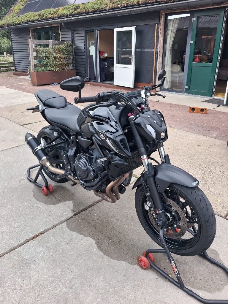 Yamaha MT-07 Tech Black  2023 A2, 700 cc, 2 cilinders, Gebruikt, Particulier