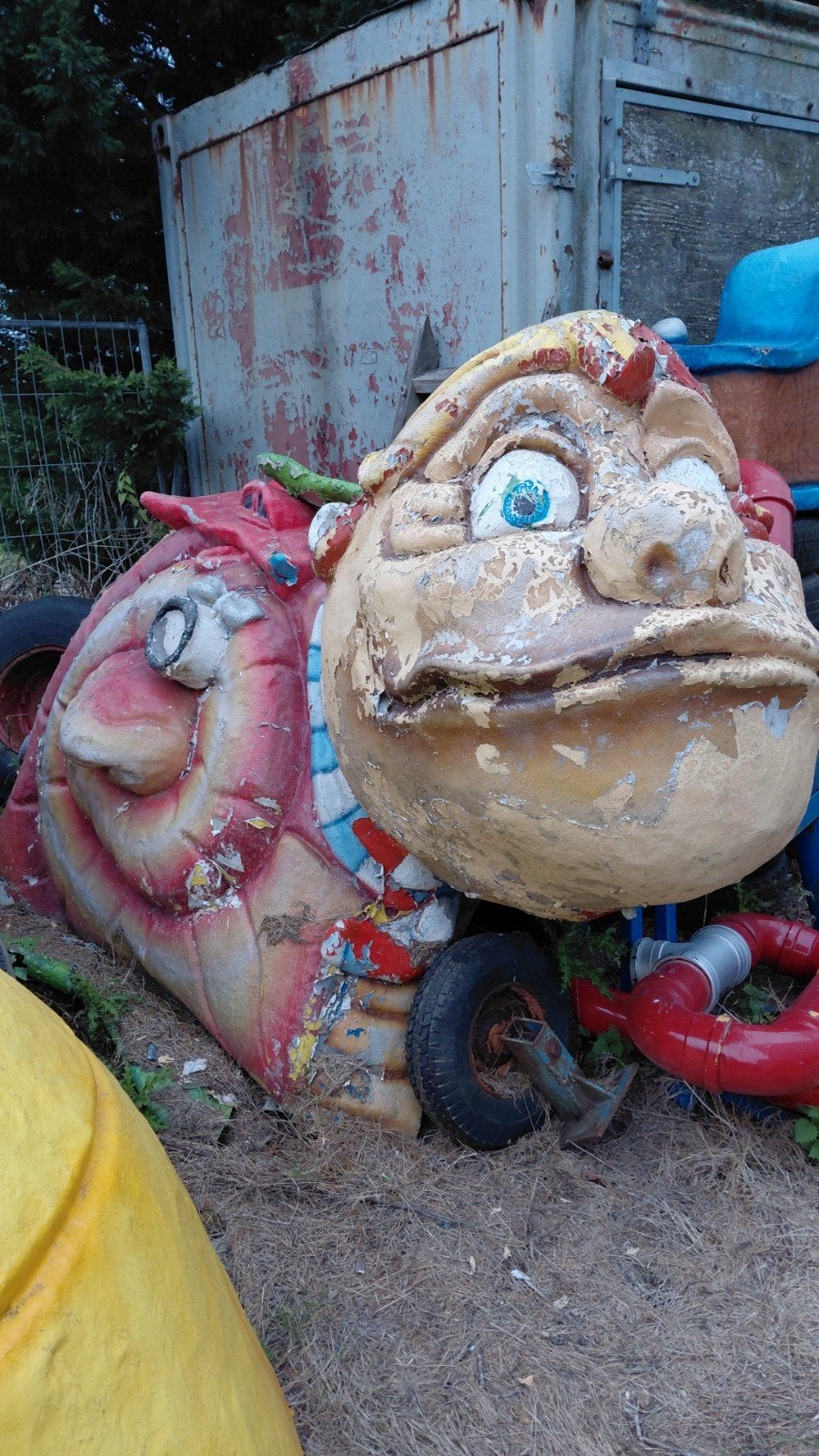 Carnavalswagen ombouw polyester 2 delen, Ophalen, Gebruikt