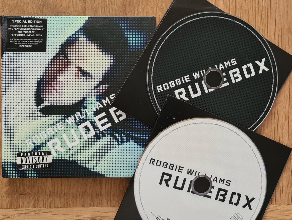 ROBBIE WILLIAMS - Rudebox (Lim. CD & DVD ed.), Bonusmateriaal, Pop, Ophalen of Verzenden, Zo goed als nieuw