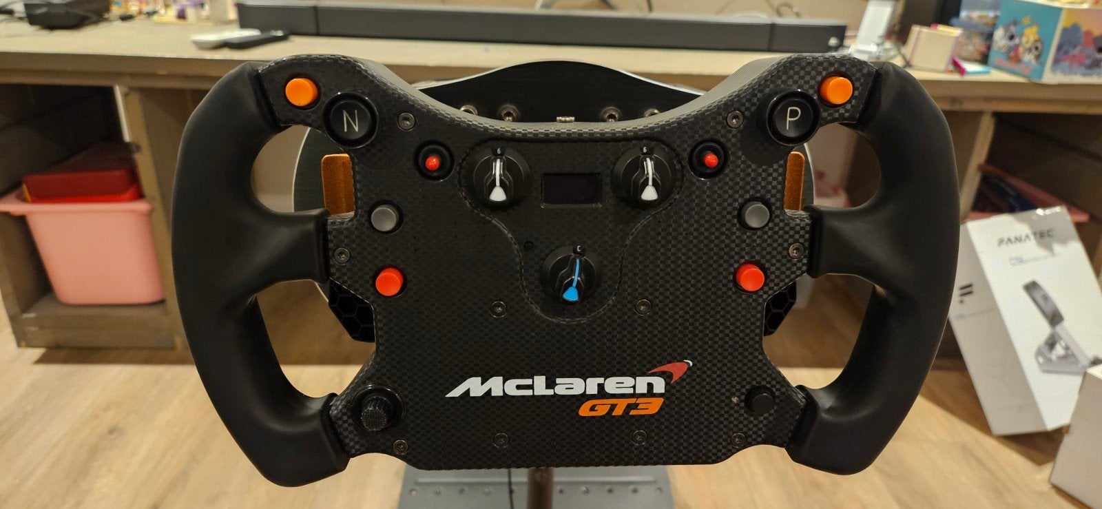 Fanatec CSW 2.5 | McLaren GT3 | CSL Load Cell pedalen, Ophalen, Racestuur, Gebruikt, Verstelbaar