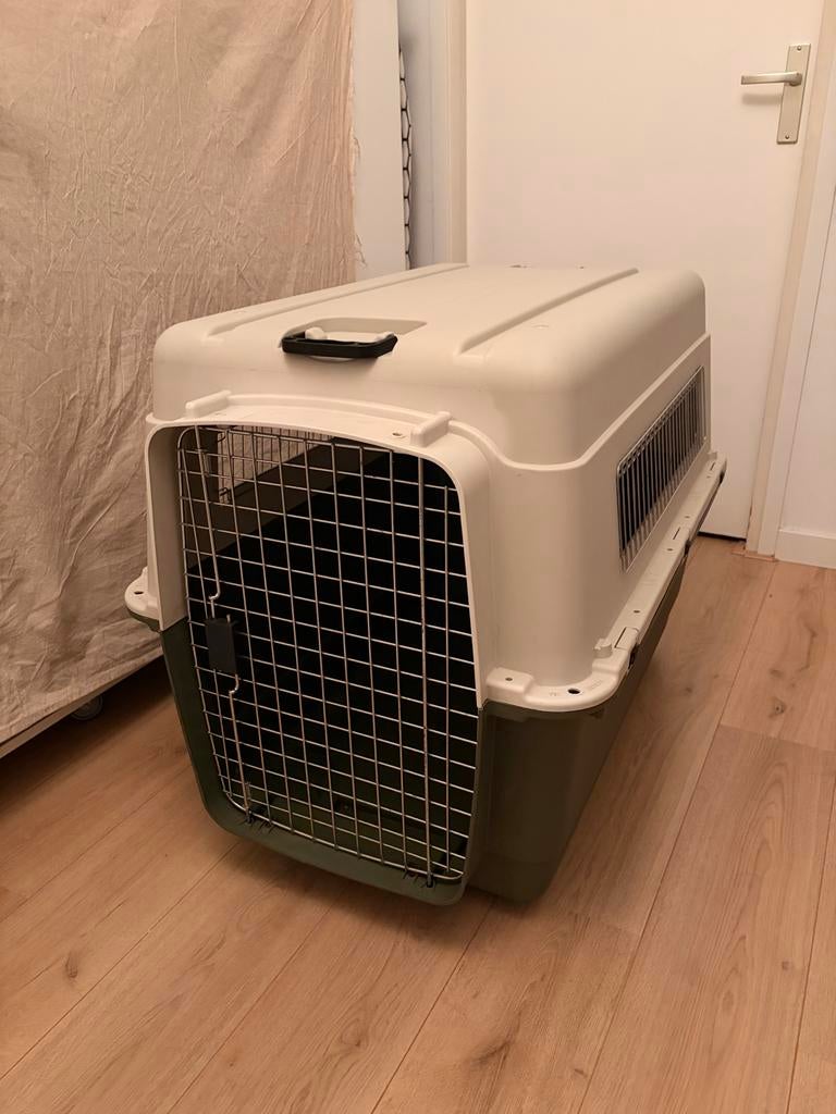 Transportbox / bench / reisbench grote hond, Ophalen, Gebruikt