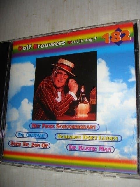 Sjef van Oekel- Dolf Brouwers- Regenboogserie 182- (NIEUW), Cd's en Dvd's, Verzenden, Nieuw in verpakking, Levenslied of Smartlap