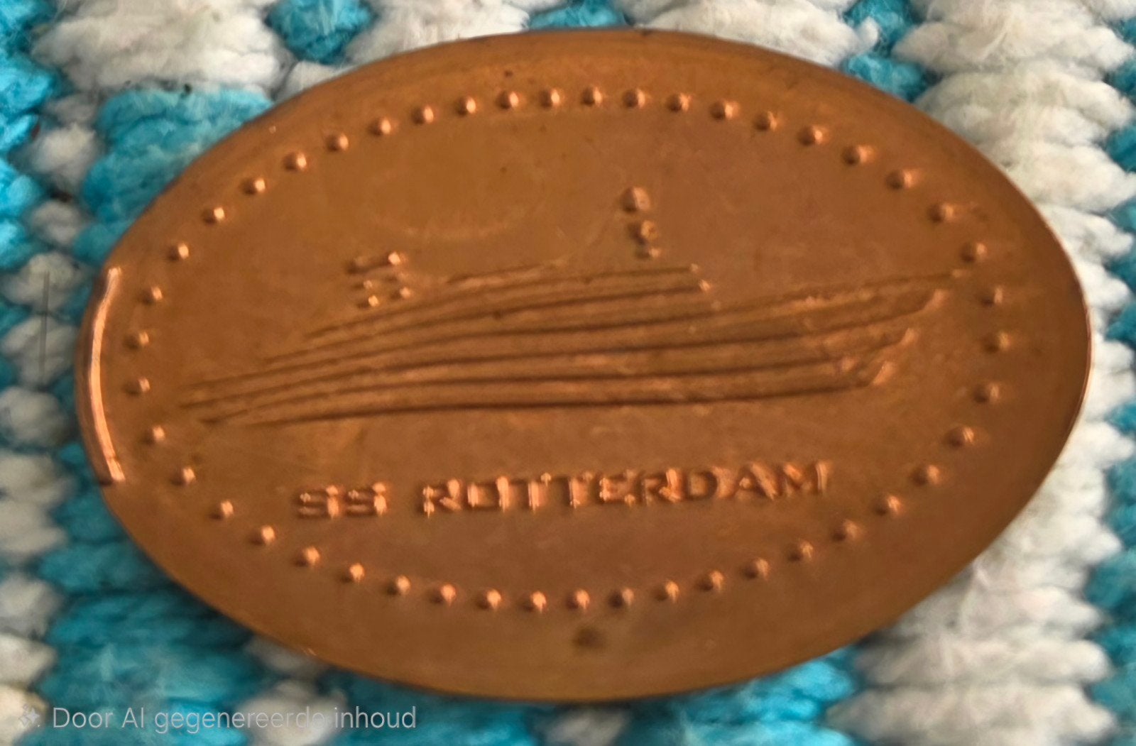SS Rotterdam herdenkingsmunt / penning, Ophalen of Verzenden, Overige typen