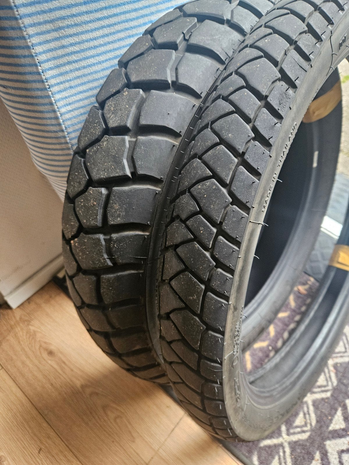 Michelin Anakee Adventure motorbanden (Weinig kms)), Motoren, Ophalen, Gebruikt