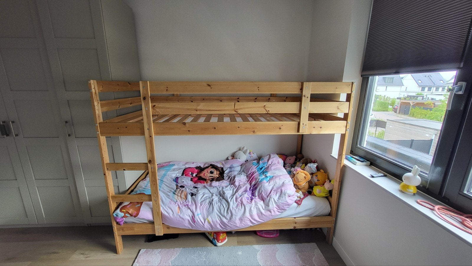 Stapelbed, Ophalen, Gebruikt, 90 cm, 160 tot 180 cm