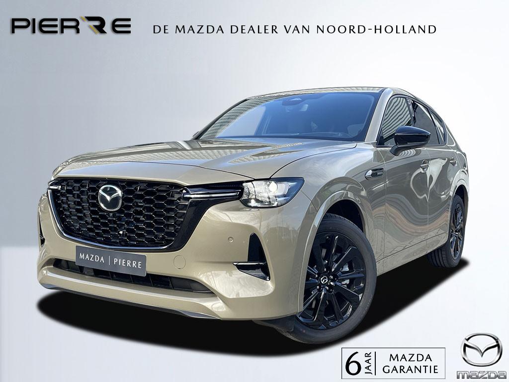 Mazda CX-60 2.5 e-SkyActiv PHEV Homura Buss Ed | NAVI | BOSE, Auto's, Mazda, Automaat, Zwart, 4 cilinders, Leder