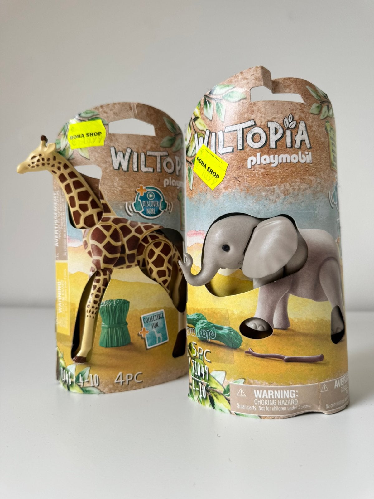 Playmobil Wiltopia Giraffe en Olifant (Nieuw) voor beide €10, Ophalen of Verzenden, Nieuw, Complete set
