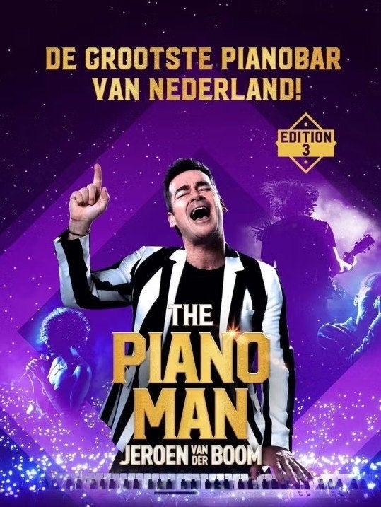 2x tickets Jeroen van der Boom The Pianoman Ahoy Rotterdam, Tickets en Kaartjes, Twee personen, December