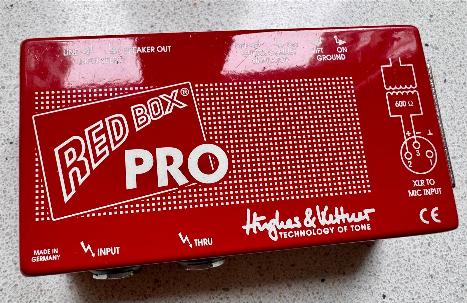 Hughes & Kettner Red Box Pro - Gitaar Cabinet Simulator, Ophalen of Verzenden, Gebruikt