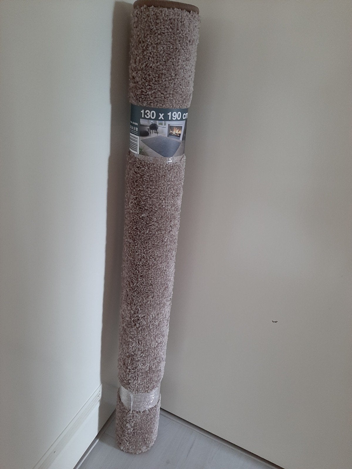 Nieuw tapijt 130x190 cm - Beige/Bruin, Huis en Inrichting, Stoffering | Tapijten en Kleden, Ophalen, 100 tot 150 cm, Nieuw, 150 tot 200 cm