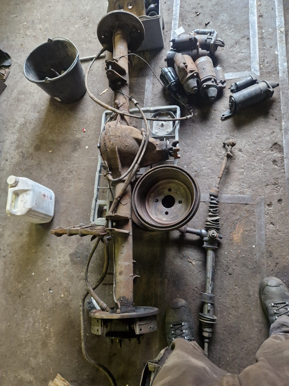 Opel Rekord D Achteras 4-deurs, Auto-onderdelen, Ophalen, Gebruikt, Opel