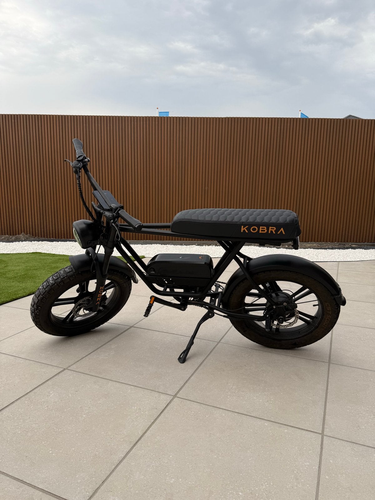 Kobra Fatbike E-bike - Zwart, Zo goed als nieuw, 51 tot 55 cm, 50 km per accu of meer, Ophalen