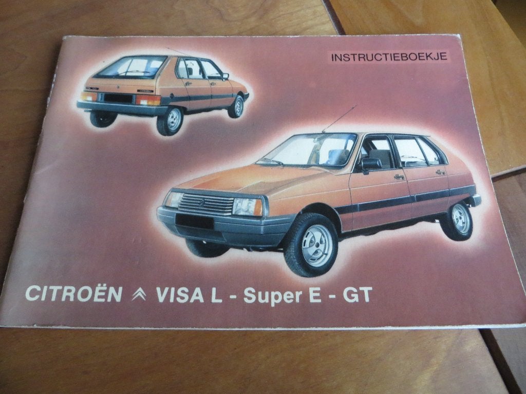 Instructieboek Citroen Visa L, Visa Super E, Visa GT 1983, Ophalen of Verzenden