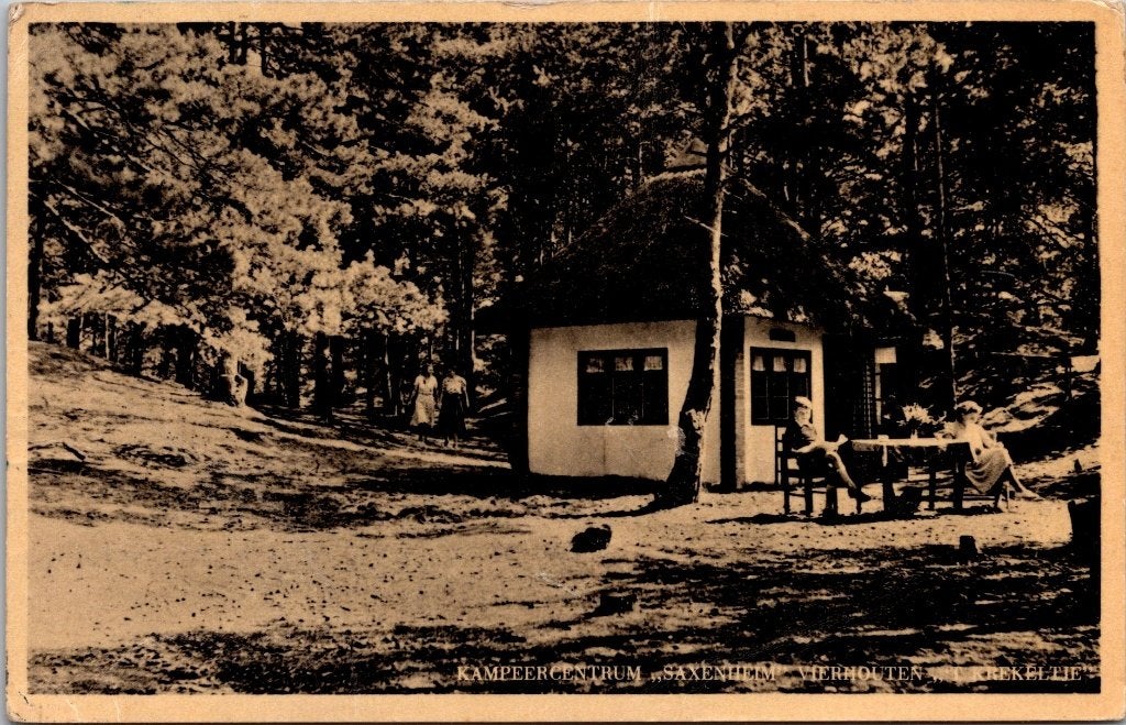Vierhouten - 12 oude ansichtkaarten II, Verzenden, 1940 tot 1960, Gelopen, Gelderland