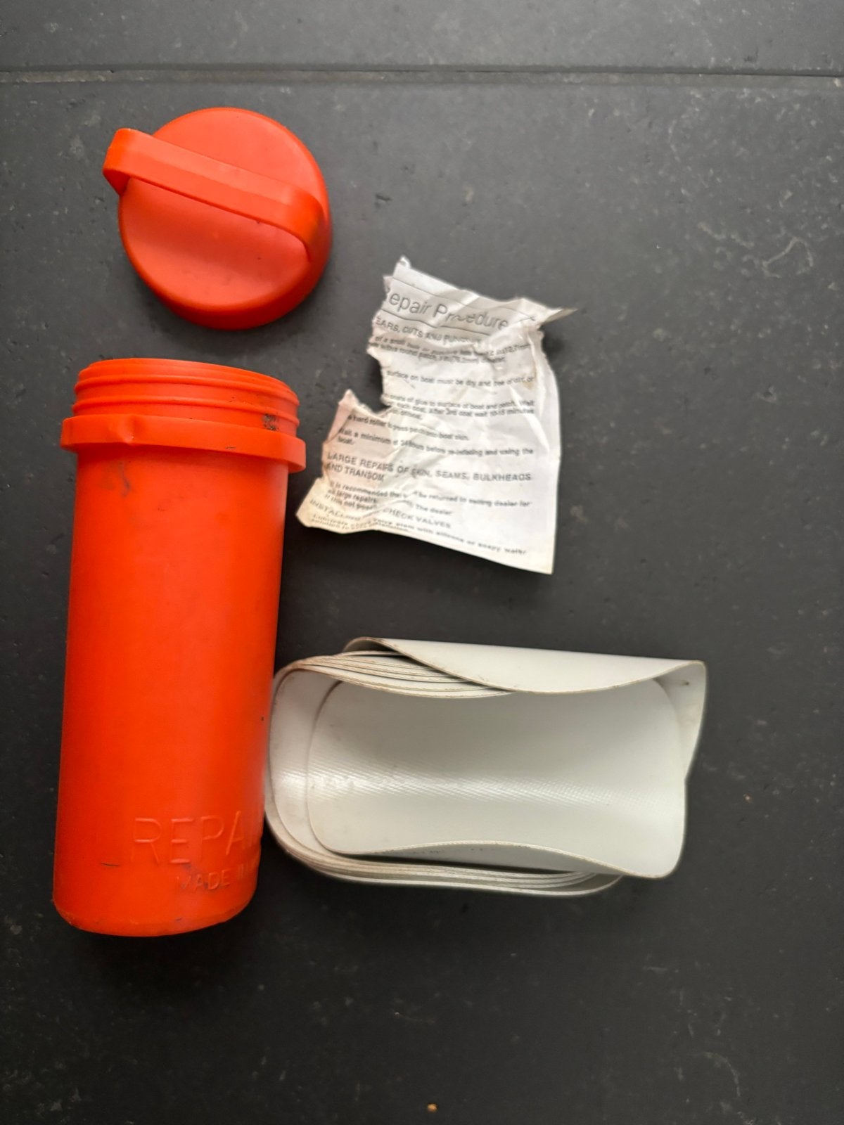 Reparatieset voor opblaasbare boten, Ophalen of Verzenden, Gebruikt, Onderhoud en Reparatie