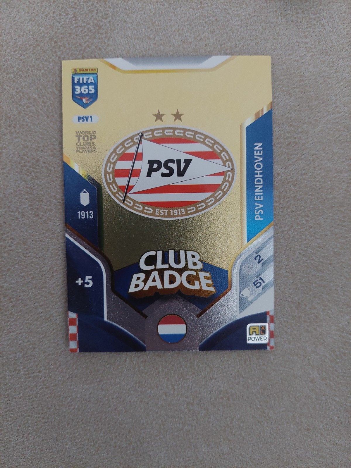 PSV Eindhoven FIFA 365 Club Badge Spelerskaart, Verzamelen, Ophalen of Verzenden, Zo goed als nieuw, PSV, Spelerskaart
