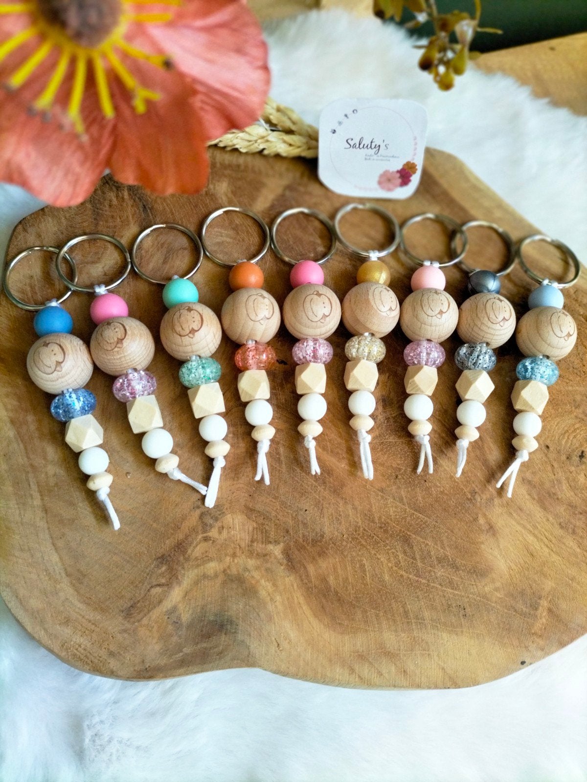 Nieuw • Bedankje/traktatie • Sleutelhanger aapje, Salutys kinder- en kraamcadeaus, Nieuw, Ophalen of Verzenden, Info@salutys.nl
