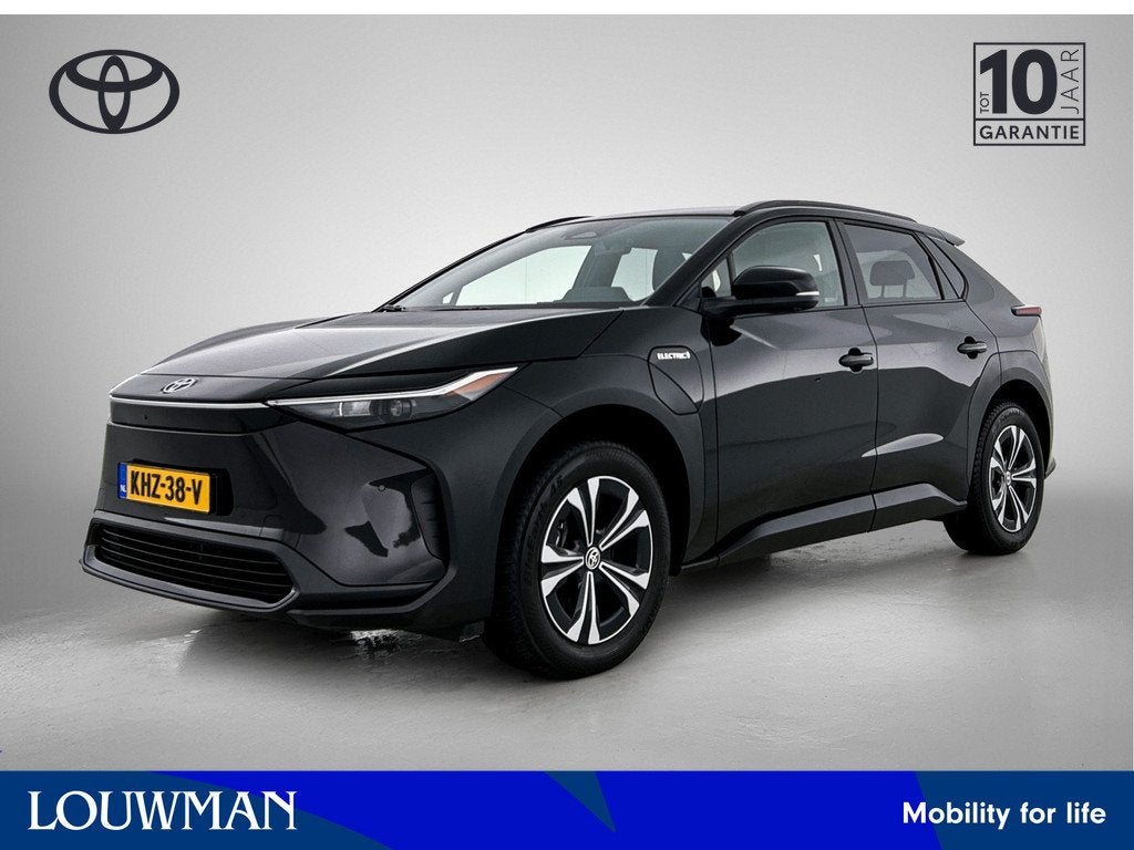 Toyota Bz4x Dynamic 71 kWh (bj 2023, automaat), Auto's, Toyota, 12 maanden, Gebruikt, Automatische klimaatregeling, Zwart