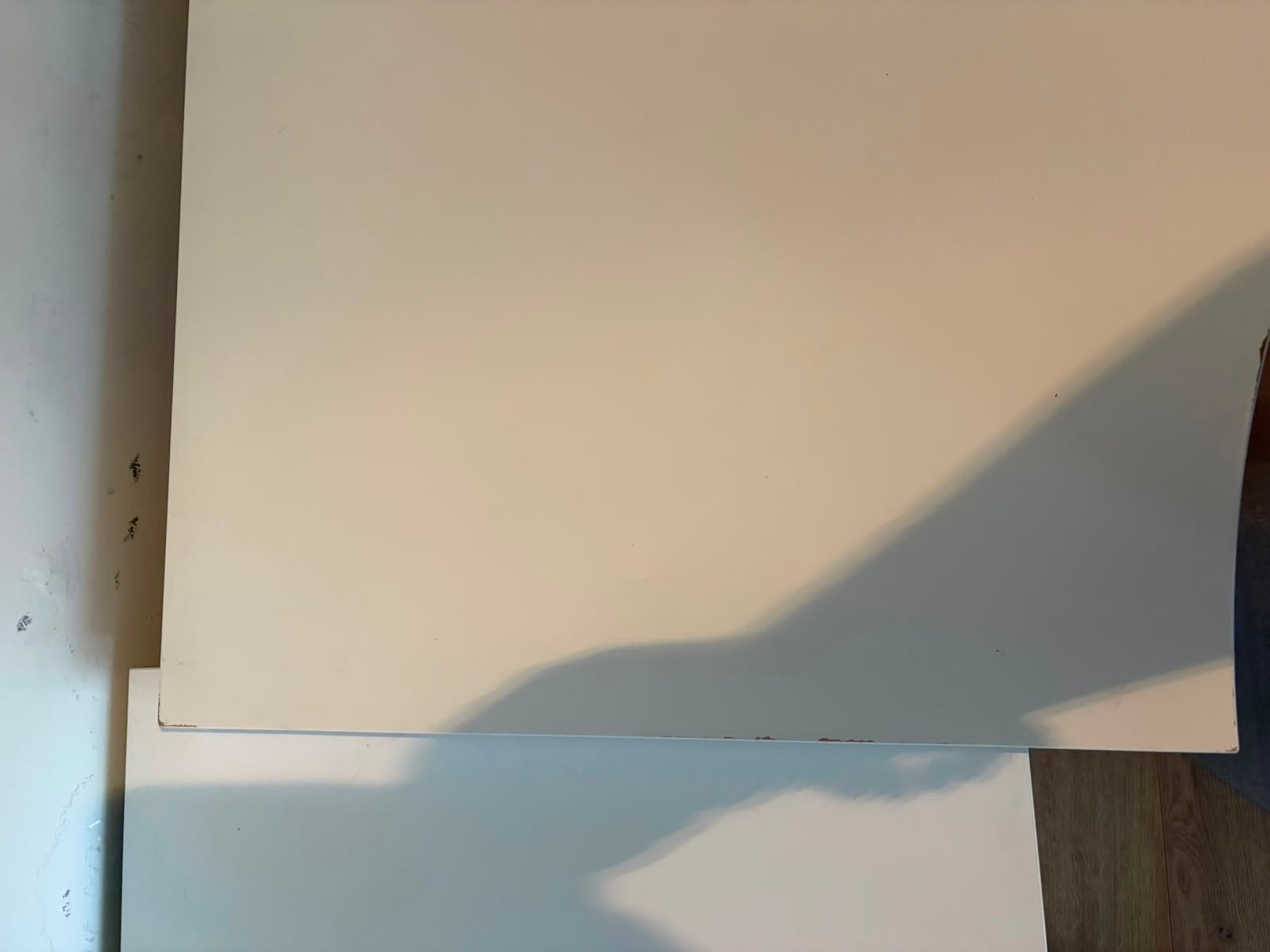 IKEA wit hoekbureau, Ophalen, Gebruikt, 120 cm, 120 cm