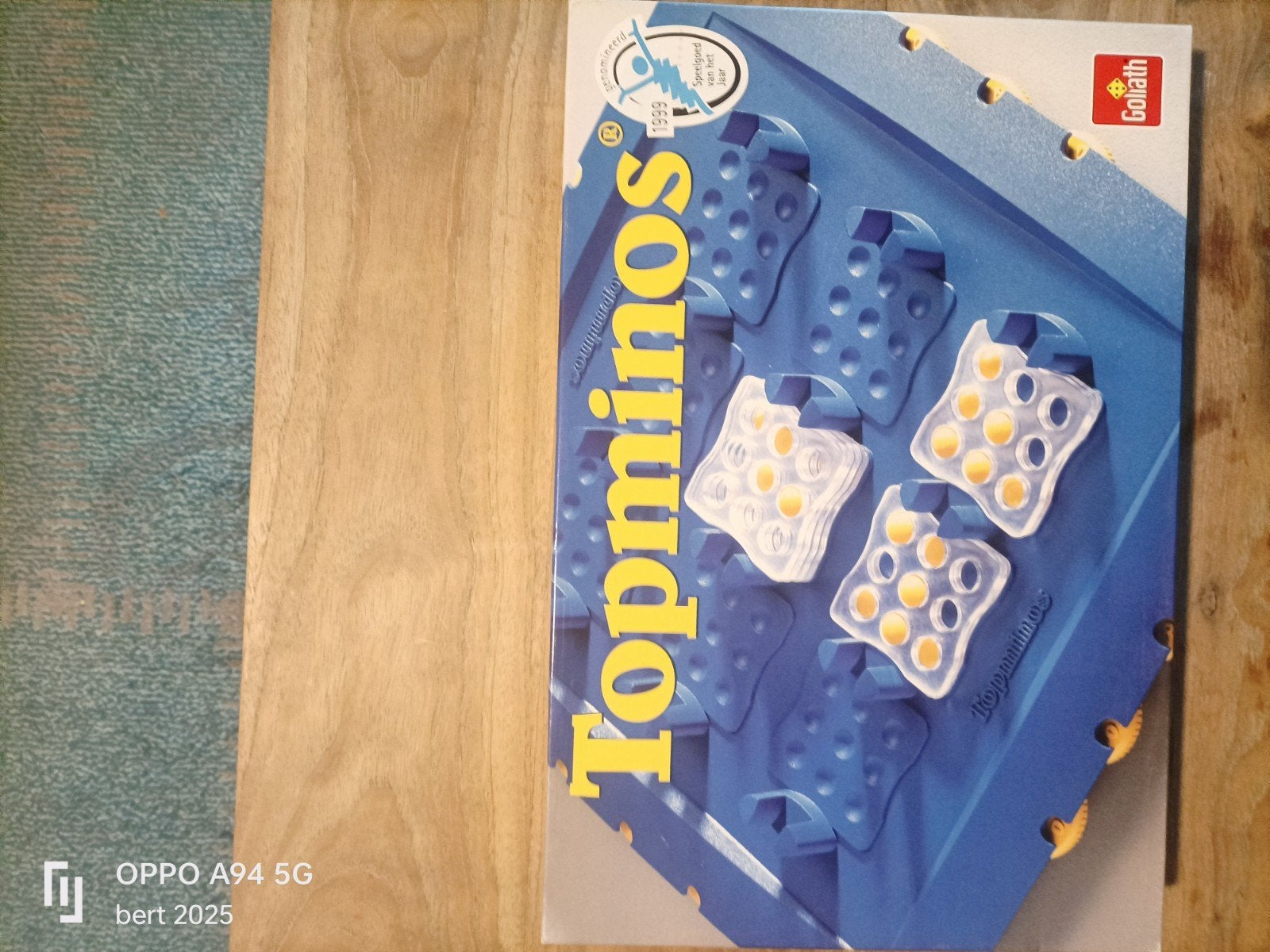 Topminos bordspel van Goliath - Zo goed als nieuw, Drie of vier spelers, Ophalen of Verzenden, Zo goed als nieuw, Goliath