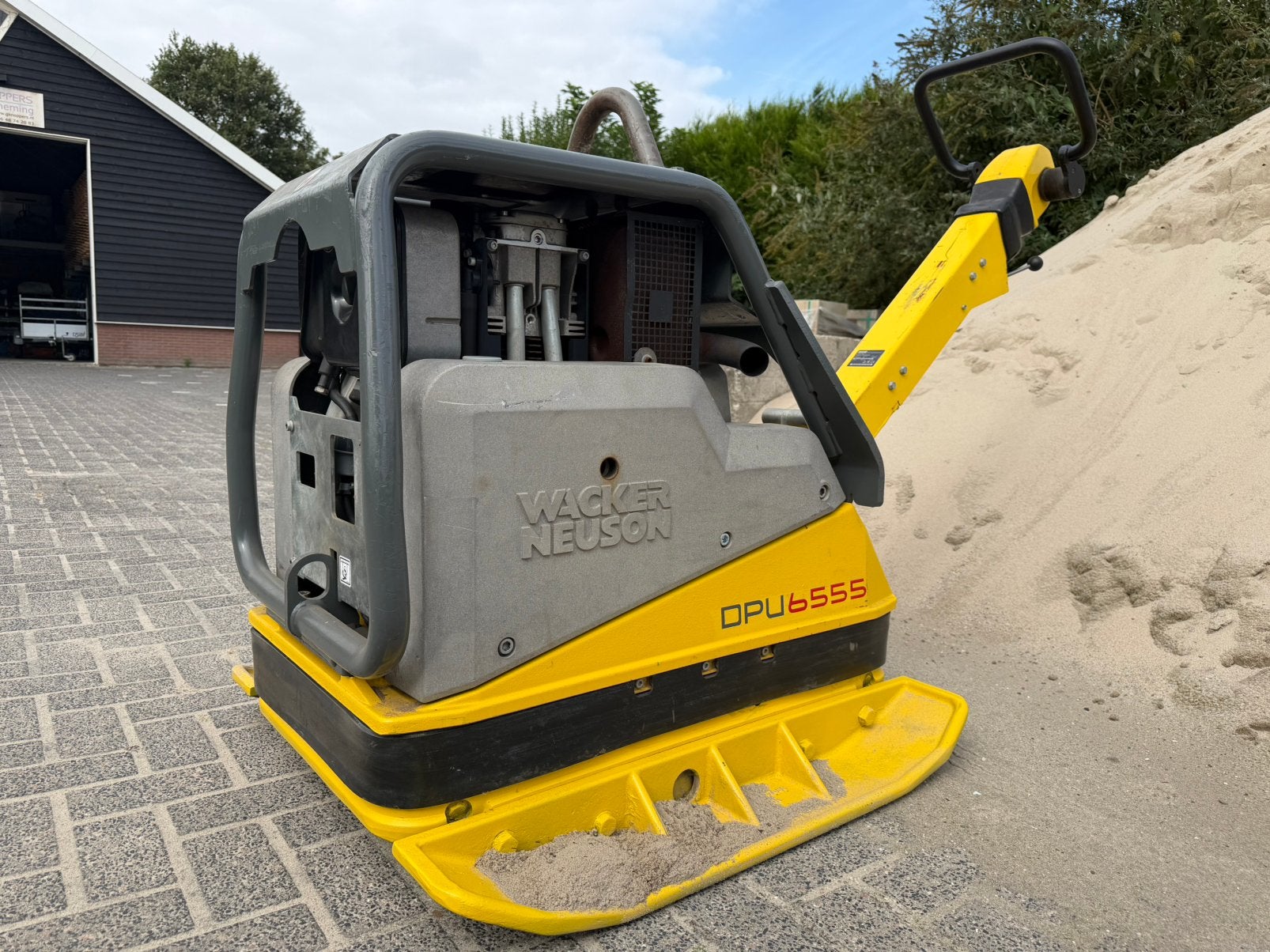 Wacker trilplaat te koop DPU 6555 10-2020, Ophalen, Gebruikt