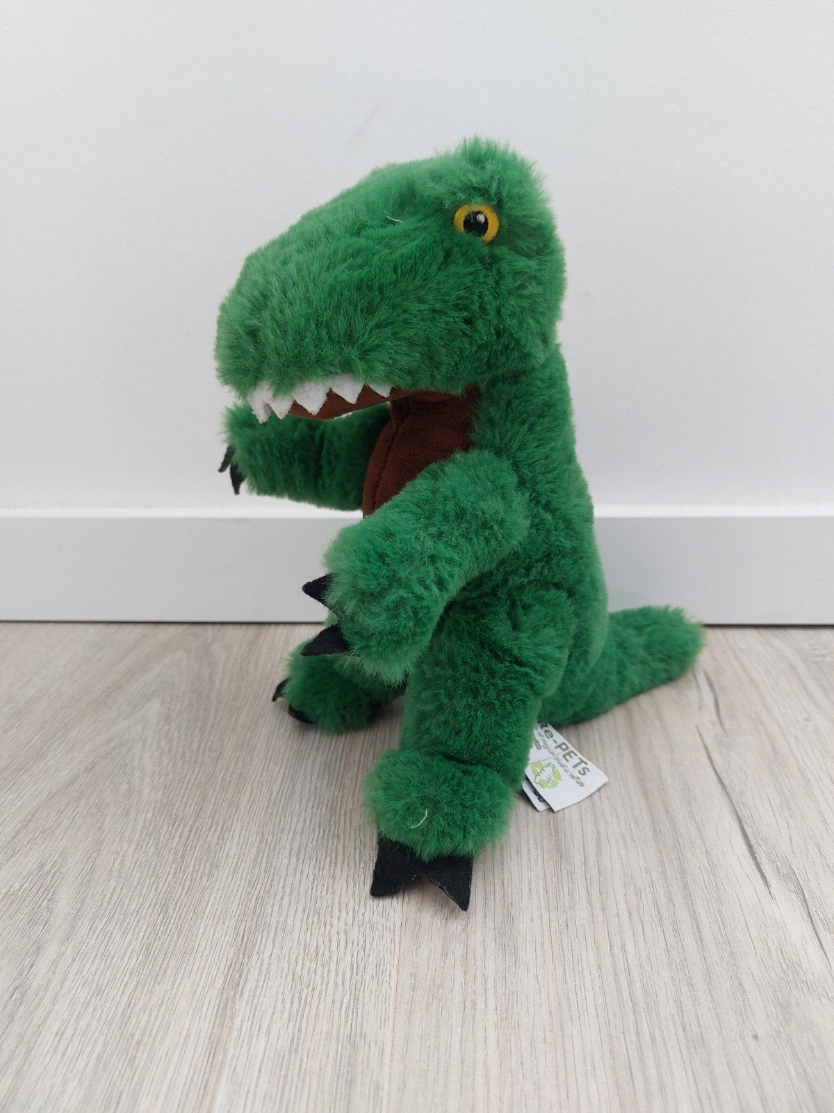 Knuffel nature planet re-pets dino dinosaurus L1467, Kinderen en Baby's, Ophalen of Verzenden, Zo goed als nieuw, Beer