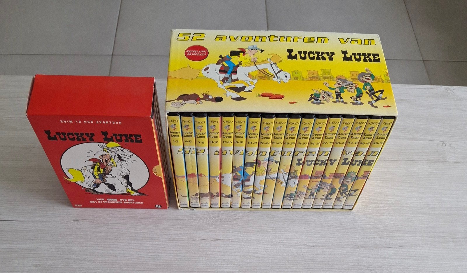 dvd collectie lucky luke nederlands gesproken, Alle leeftijden, Ophalen of Verzenden, Zo goed als nieuw, Komedie
