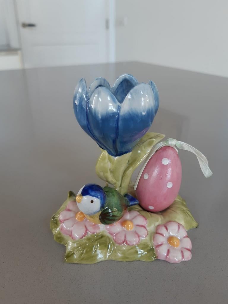 Paasbeeld Krokus Villeroy en Boch Bunny Family in Nieuwstaat, Ophalen of Verzenden