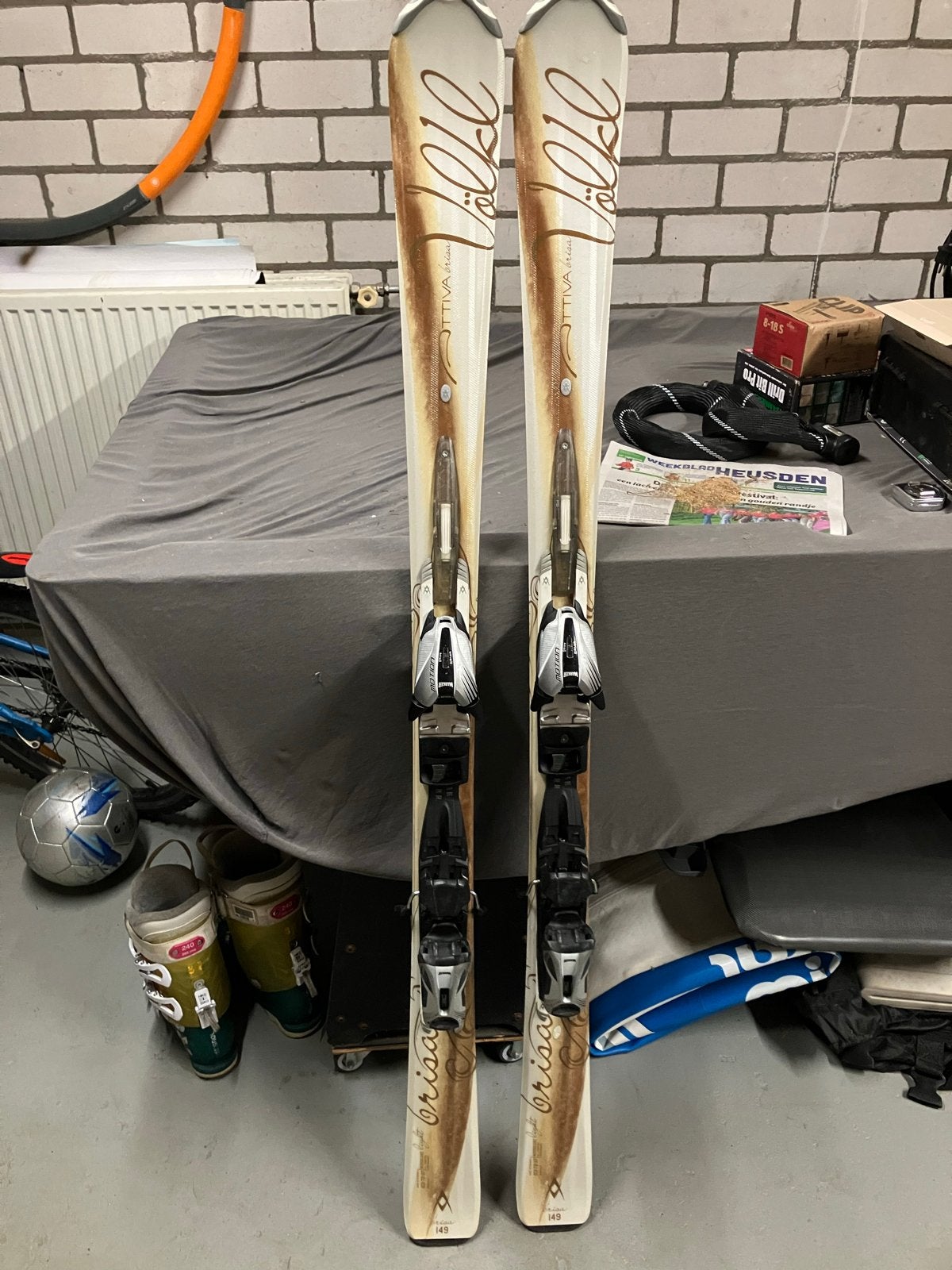 Völkl Attiva Brisa ski's 149 cm met Marker Motion bindingen, 140 tot 160 cm, Gebruikt, Skiën, Ski's
