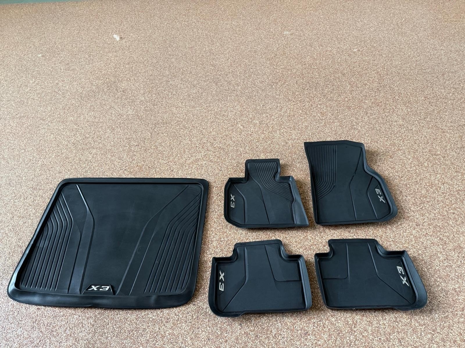 Originele rubber Mattenset + Kofferbakmat OEM BMW X3 G08, Ophalen of Verzenden