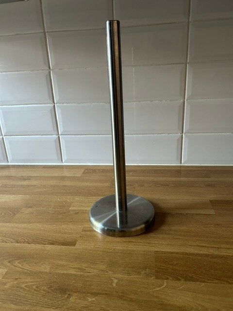J34-rvs wc rolhouder 40cm, Ophalen of Verzenden, Gebruikt