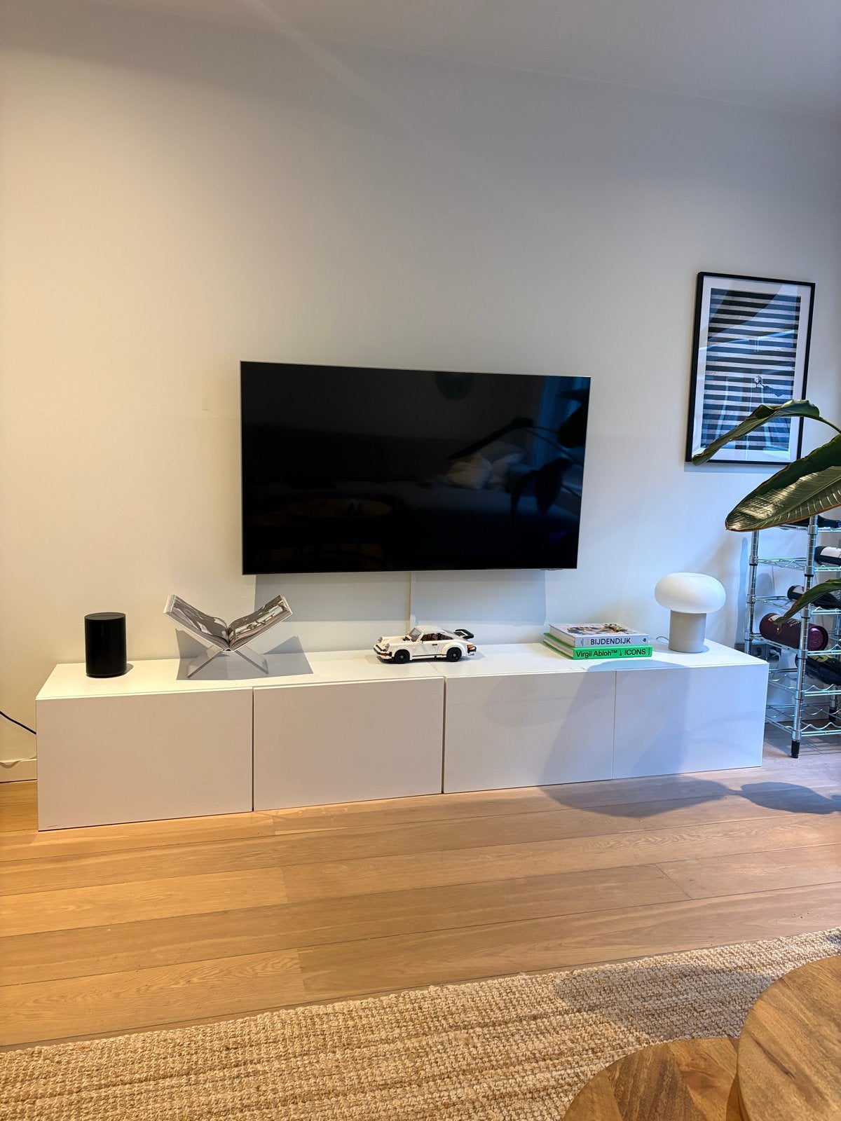 IKEA Besta TV-meubel, Ophalen, 100 tot 150 cm, Zo goed als nieuw, Minder dan 100 cm