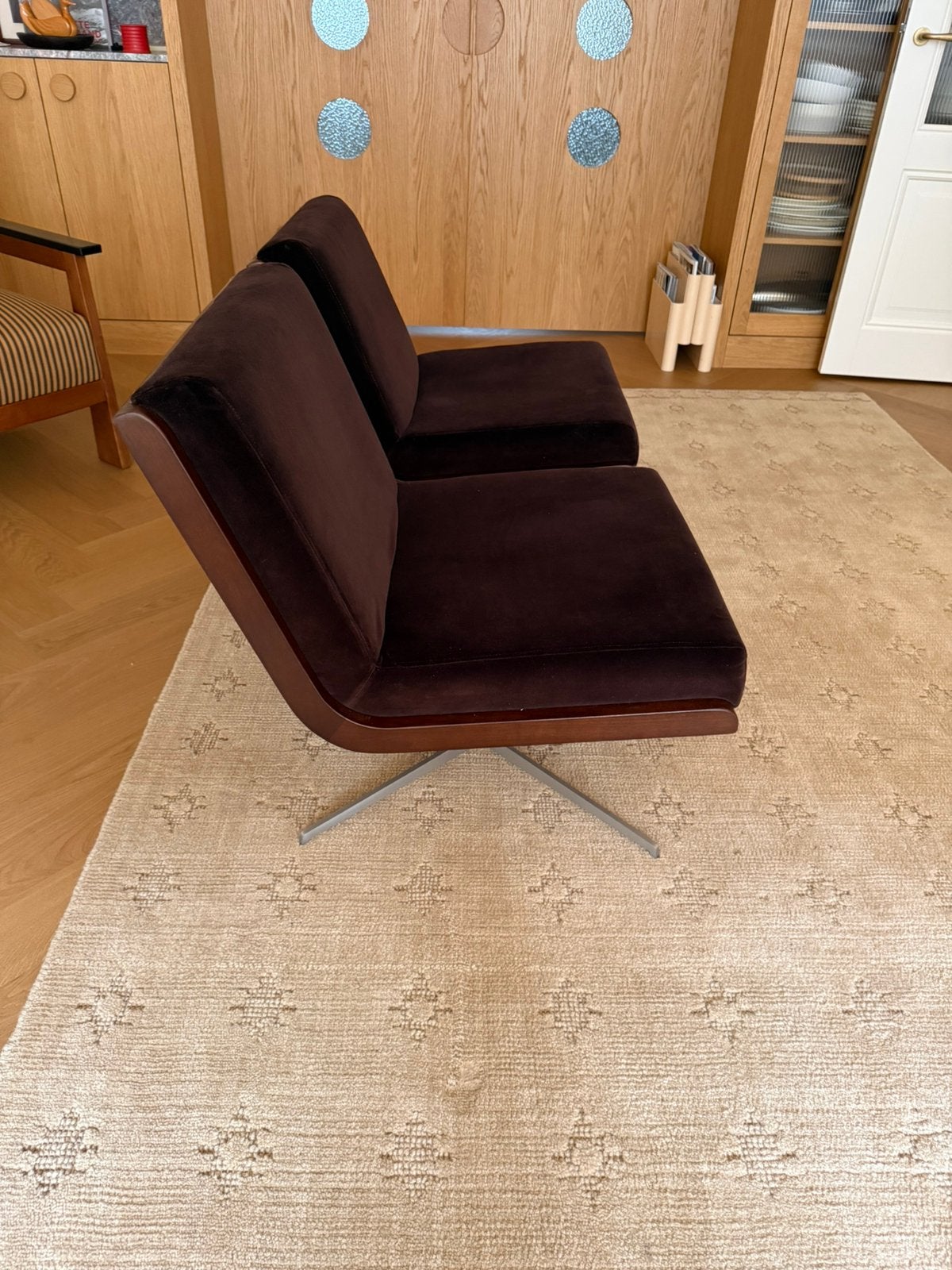 Feautuil van Hout en Velours (Zara Home) 2x