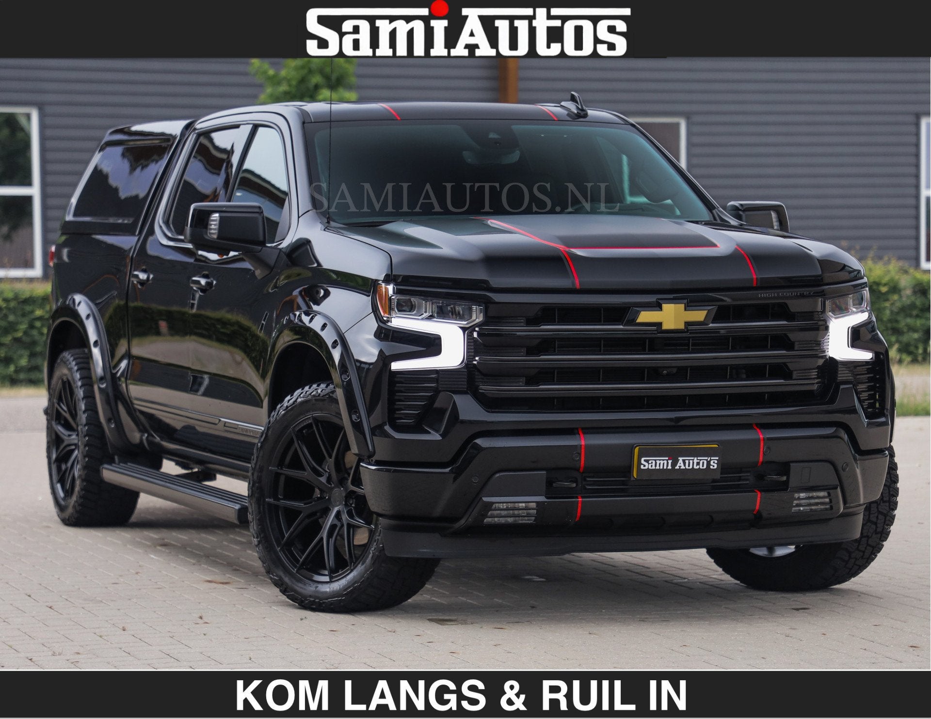 Chevrolet Silverado BEAST | HULK PACK | 6.2 V8 426PK | HUIF, Auto's, Bestelauto's, Automaat, 426 pk, Zwart, Vierwielaandrijving
