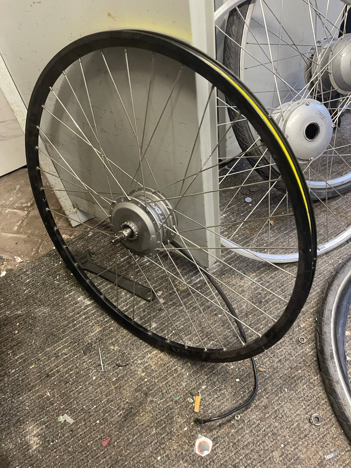 Cortina Sportdrive 36v 3Pins voorwiel motor werkend, Ophalen of Verzenden, Gebruikt, Elektrische fiets, Wiel