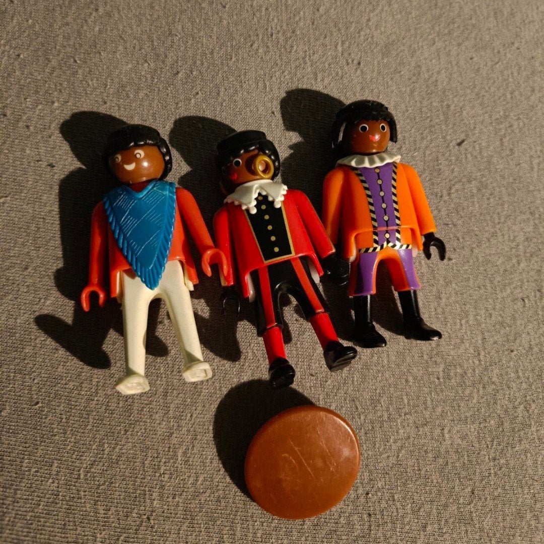 3 Playmobil Zwarte Pieten Figuren, Kinderen en Baby's, Speelgoed | Playmobil, Ophalen of Verzenden, Zo goed als nieuw, Losse onderdelen