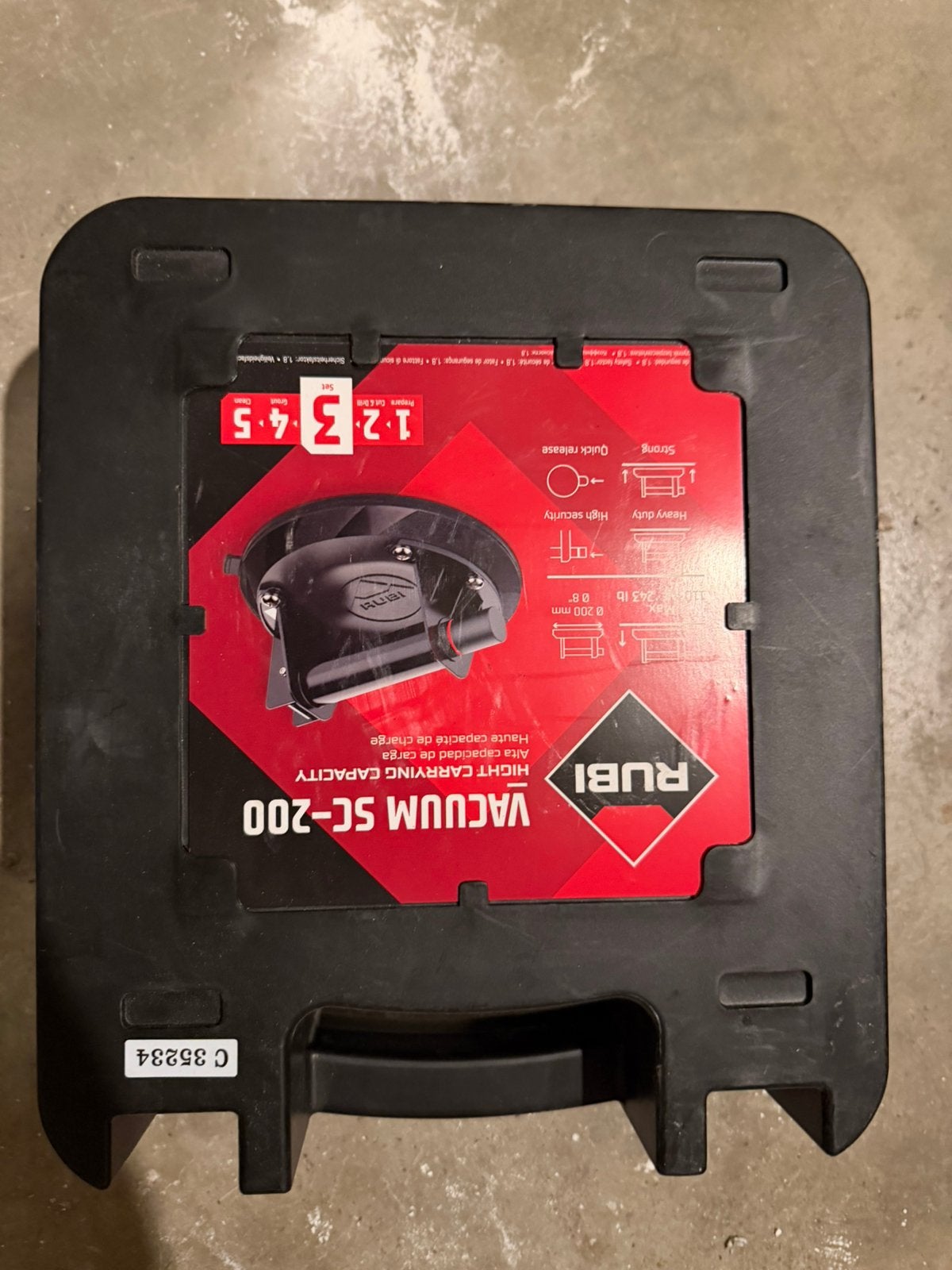 Rubi Vacuum sc-200, Ophalen, Nieuw