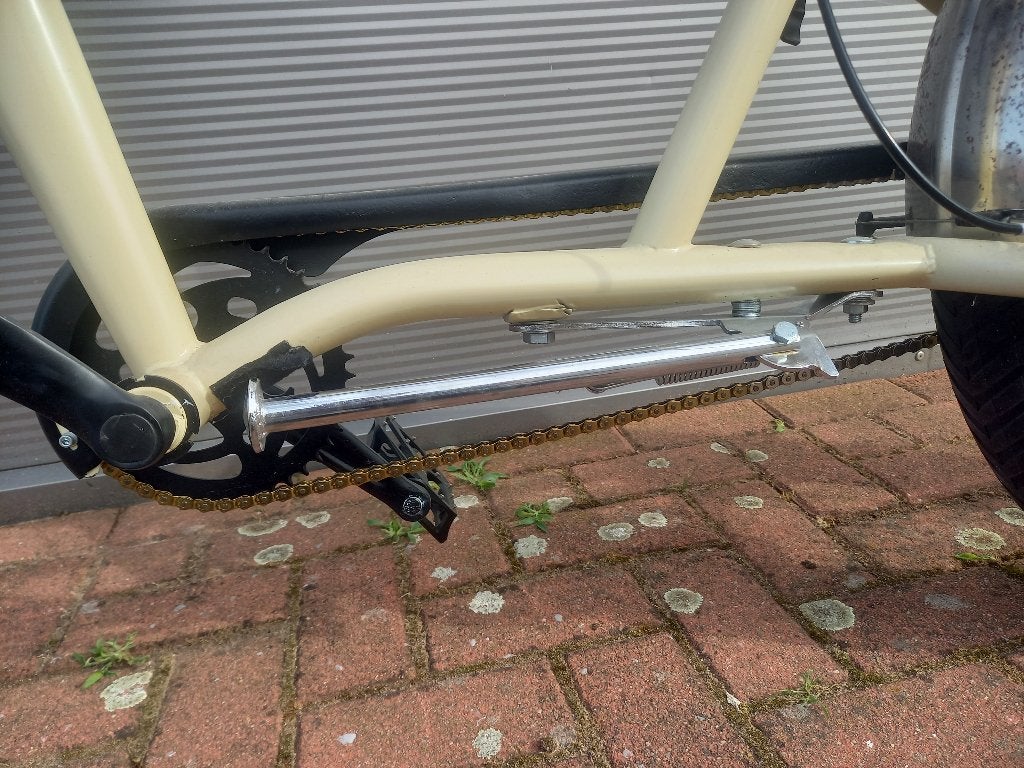 Chopper fiets als nieuw, Fietsen en Brommers, Fietsen | Cruisers en Lowriders, Ophalen, Staal, Velgrem, Zo goed als nieuw