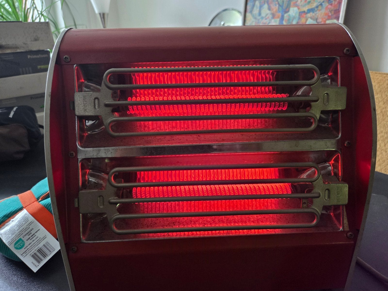 Vintage Inventum Type 1029-a Elektrische Kachel, Ophalen of Verzenden, Gebruikt