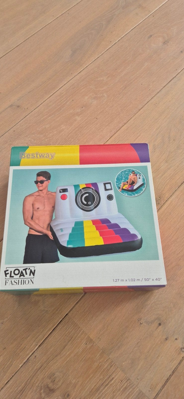 Bestway Float'n Fashion Luchtbed Camera 1.27 x 1.02 m, Ophalen of Verzenden, Nieuw