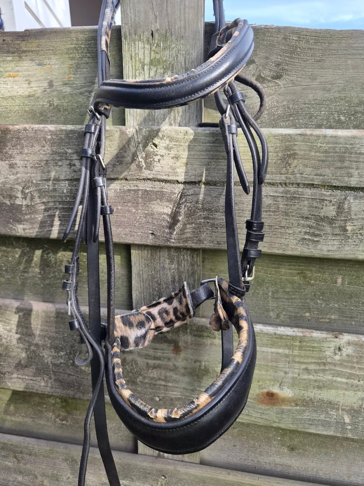 hoofdstel met panterprint, Ophalen of Verzenden, Hoofdstel, Full