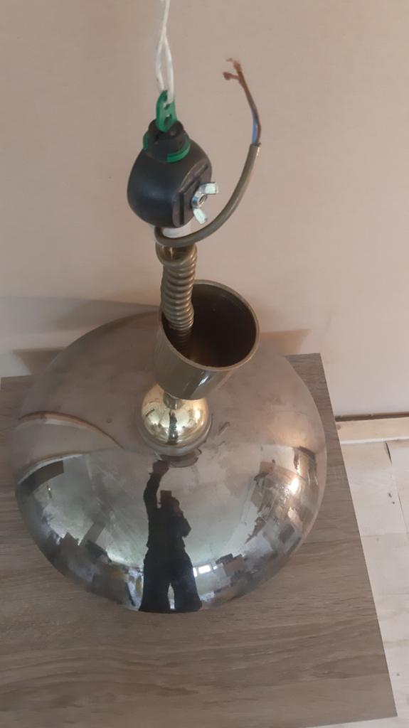 Vintage Space Age Mushroom Hanglamp Jaren '70, Ophalen of Verzenden