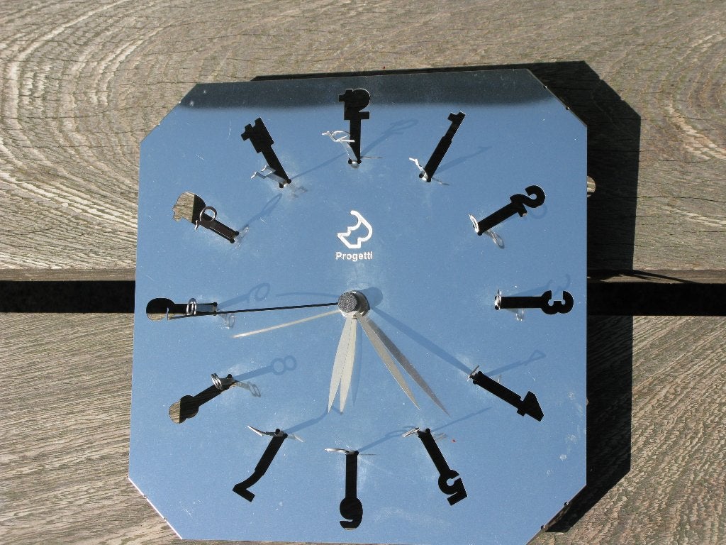 KLOK PROGETTI "TEMPIDURI" DESIGN MARCHELLO ZILIANA 1996, Wanddecoratie, Ophalen of Verzenden, Handgemaakt, 5 cm