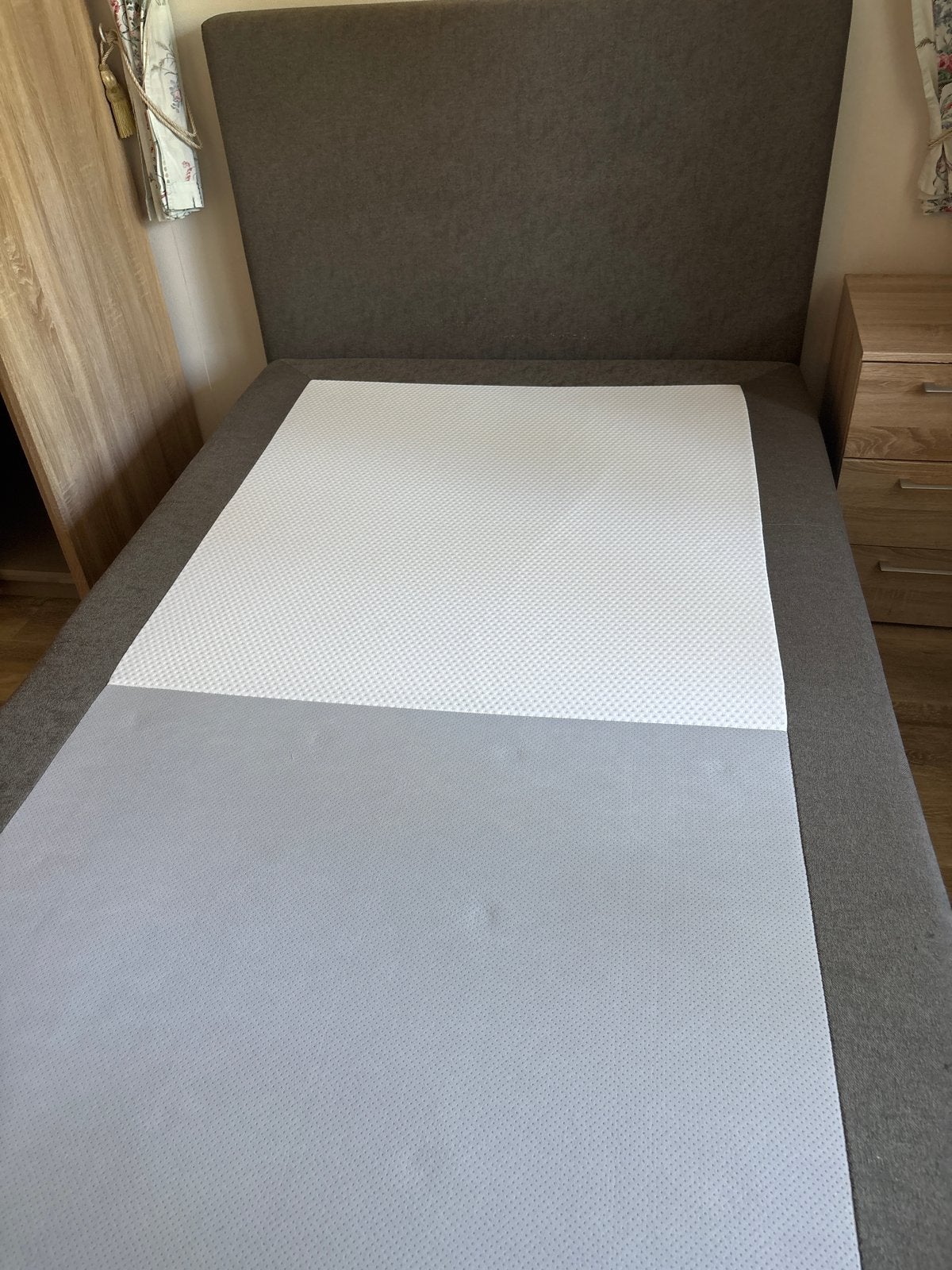 Comfortabel verstelbaar bed 120x200, Ophalen, Eenpersoons, 120 cm, 200 cm