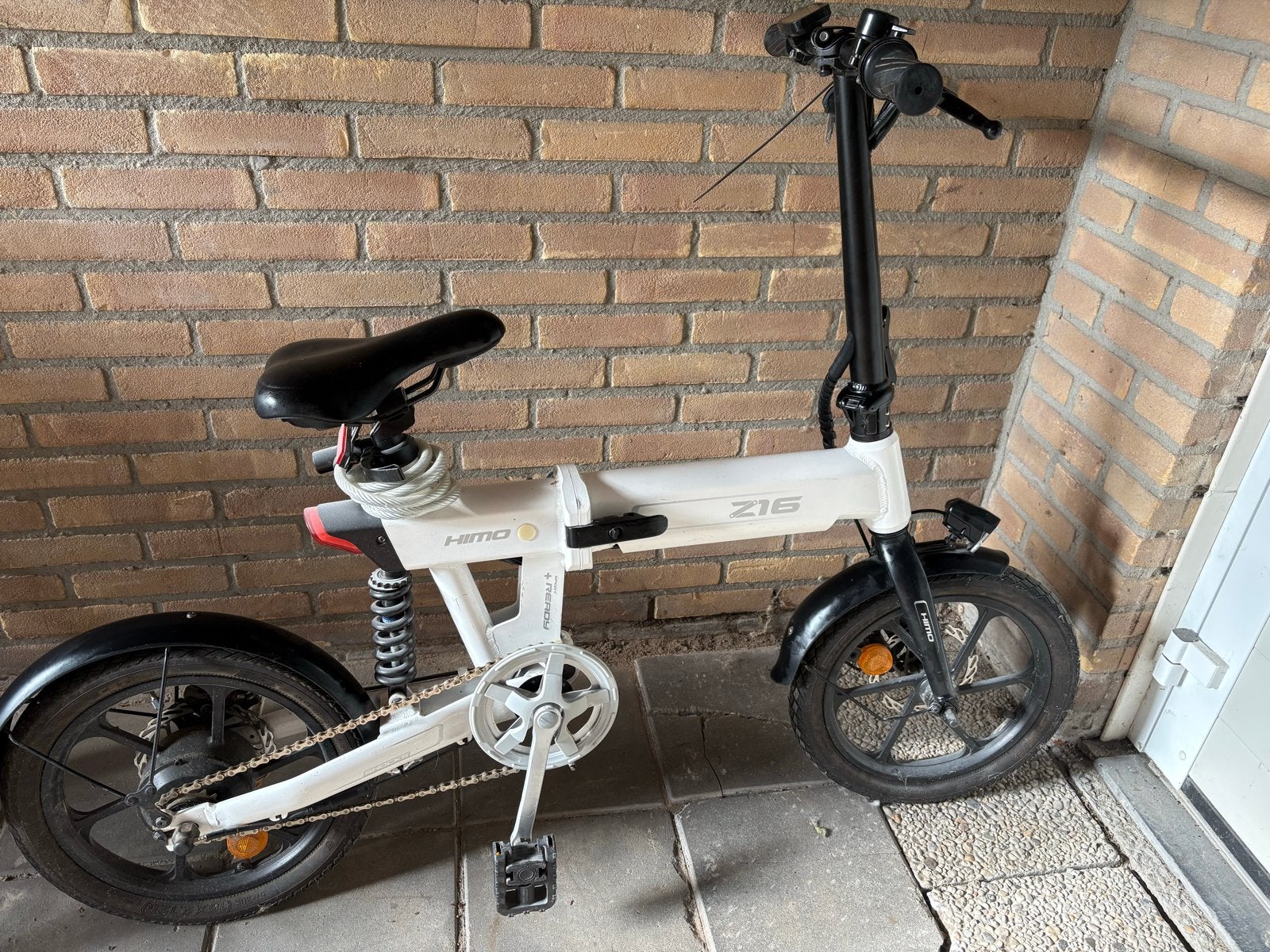 Niet werkende Himo Z16 opvouwbare elektrische fiets - Wit, Overige merken, Gebruikt, Ophalen of Verzenden, Minder dan 47 cm