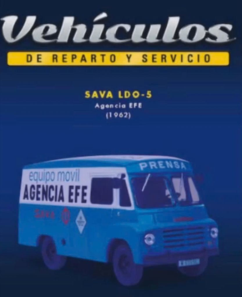 SAVA LDO-5 1962 agencia EFE 1/43 reparto / servicio # 43, Verzenden, Nieuw, Bus of Vrachtwagen, Overige merken