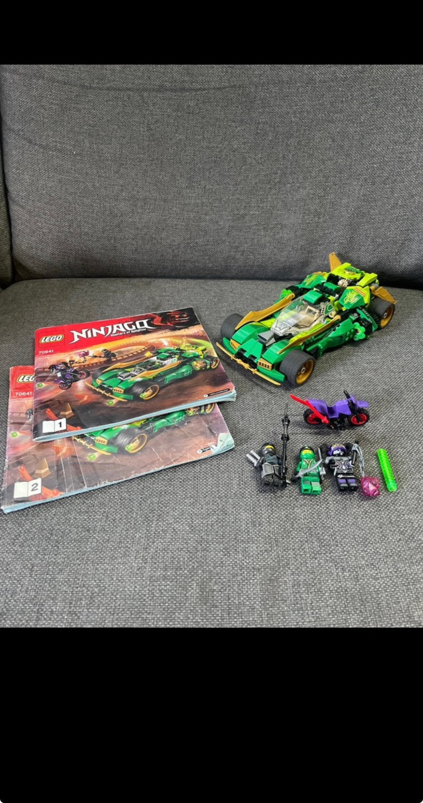 Complete LEGO Ninjago set Ninja Nachtracer 70641, Gebruikt, Lego, Ophalen of Verzenden, Inclusief accessoires
