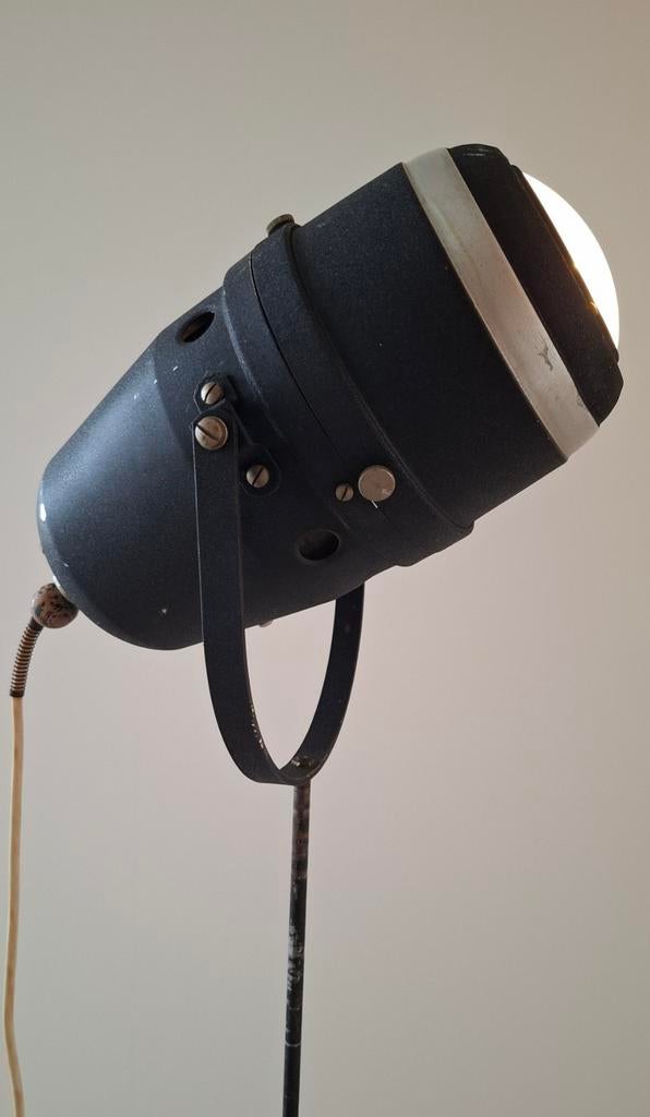 Zeldzame Narita Industriële Lamp Studiolamp Jaren 50, Ophalen of Verzenden, Gebruikt