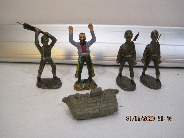 durso belgium leger soldaten speelgoed in 1 koop (393), Ophalen of Verzenden, Gebruikt